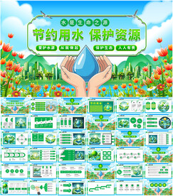 节约用水环保主题PPT