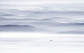 意境水墨山水图