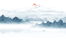 新中式意境山水画