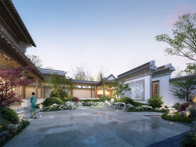 中式庭院效果图