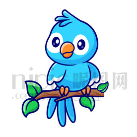 可爱卡通鹦鹉