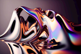 紫色镭射渐变流体动态背景