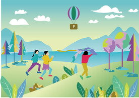 风筝   春天的气息