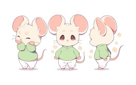 Q版老鼠形象