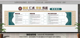 中西医结合医院文化墙