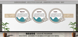 中西医院文化展板
