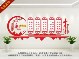 永远跟党走文化墙