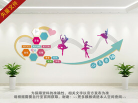 舞蹈教室文化墙 