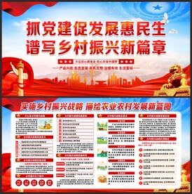 乡村振兴宣传展板