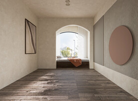 极简卧室墙布壁画背景场景图