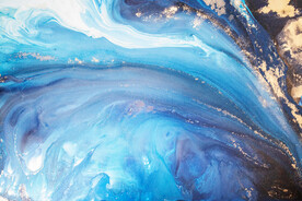 蓝紫色渐变抽象波浪