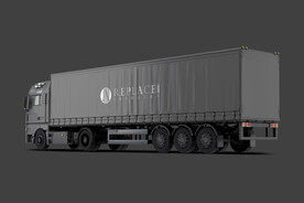 快递运输车样机