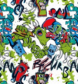 字母卡通