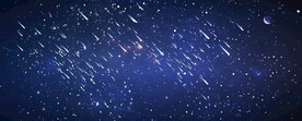 巨幅流星雨宇宙星空背景