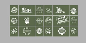 超市蔬果区顶面