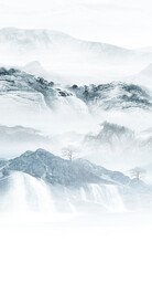 高档 新品玄关山水 TiF分层