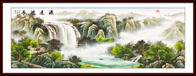 客厅山水壁画