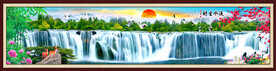 巨幅山水画 