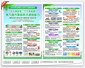 防灾减灾宣传单