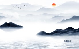 现代 高雅中式山水 TiF分层