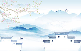 大气 高清中式山水 TiF分层