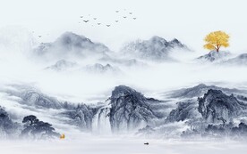 高端 最新清晰山水 TIF分层