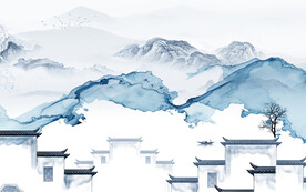 大气 清晰高端山水 TiF分层