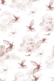 数码印花蝴蝶咖