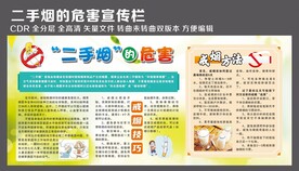 二手烟的危害宣传栏