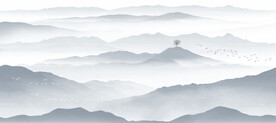 水墨山水画