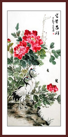 花开富贵图 国画