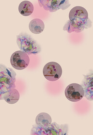 数码印花荷花坛子