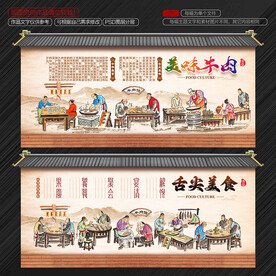 牛肉文化背景墙