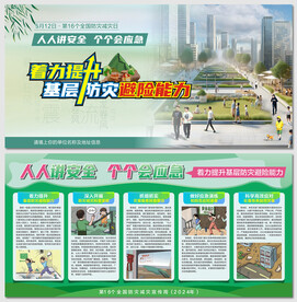 2024全国防灾减灾日宣传展板