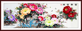 牡丹花装饰画