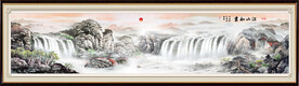 巨幅山水长卷