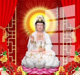 南海观世音菩萨图片