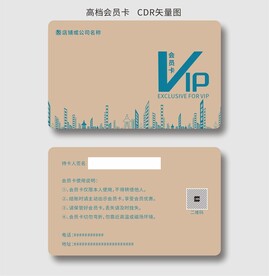 简约VIP会员卡