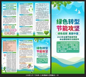 2024节能宣传周三折页