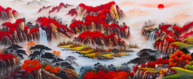办公室山水画