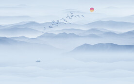 新中式写意水墨画