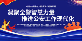 警务展板
