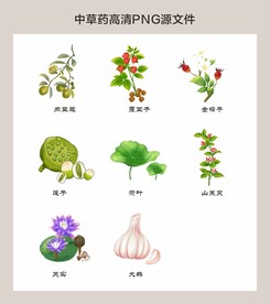 中药材高清png图片