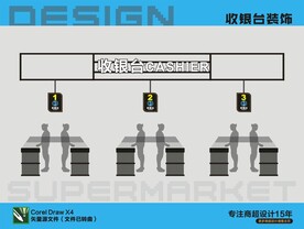 收银台灯箱