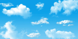 蓝天白云天花软膜