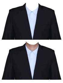 男证件照西装素材