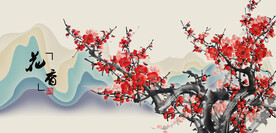 梅花国画梅花