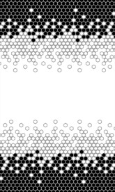 高清分层透明底六边形渐变打印图