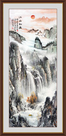 玄关山水画