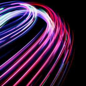 3d多彩抽象霓虹灯背景